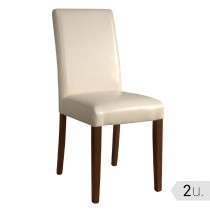Silla de comedor imitación de cuero marca Bolero GH444 2 unidades - Catálogo Sillas Hostelería