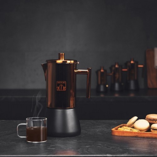 Comprar Cafetera moka de acero inoxidable Cumbia Moking 600 Cecotec en Pepebar