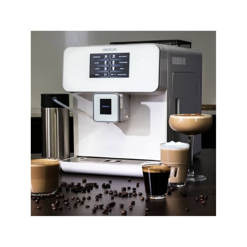 Comprar Cafetera Megautomática Power Matic-ccino 8000 Touch Serie Bianca Cecotec en Pepebar