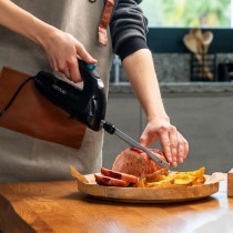 Cuchillo eléctrico Cut-Eat 1800 Black Cecotec - Pepebar Cuchillo eléctrico Cut-Eat 1800 Black Cecotec - Catálogo Cuchillos