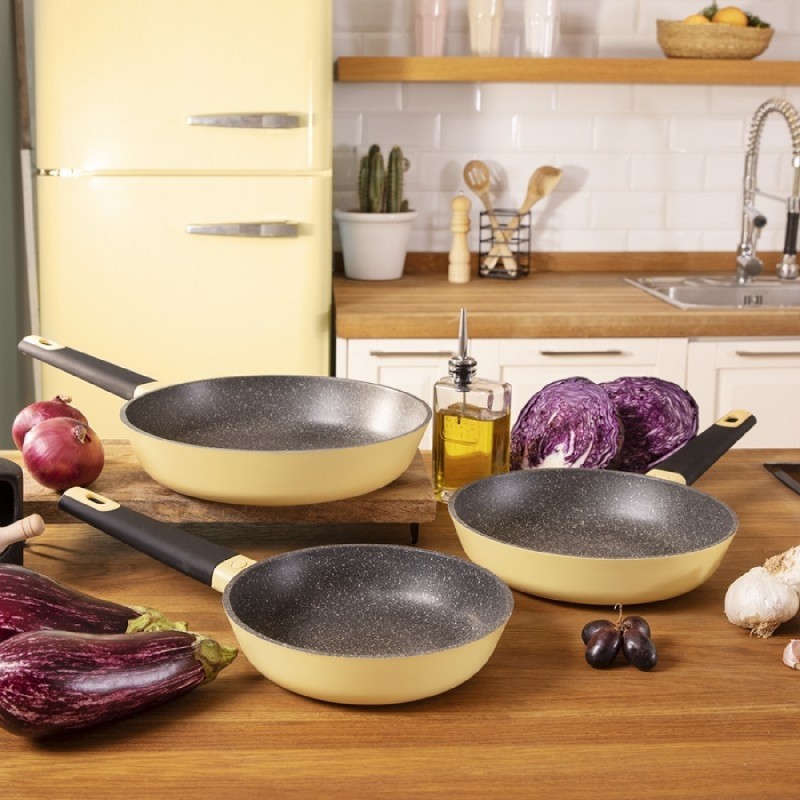 Comprar Set de Sartenes Polka Experience 18-22-26 Bucket Set Vulcano Cecotec en Pepebar