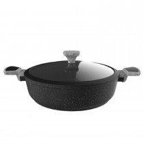 Olla baja Polka Exclusive 28 Low Pot Wood&Rock Cecotec