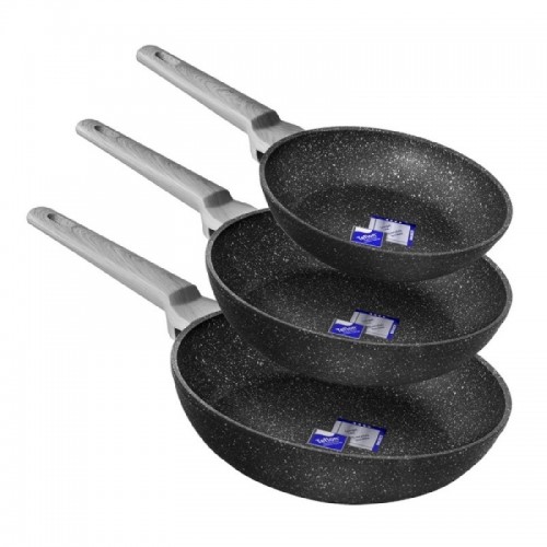 Comprar Set de Sartenes Polka Exclusive 20-24-28 Bucket Set Wood&Rock Cecotec en Pepebar