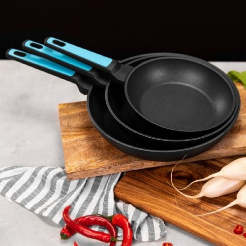 Comprar Set de Sartenes Polka Platinum 18-22-26 Bucket Set Thunder Cecotec en Pepebar