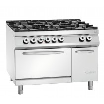 Cocina industrial de 6 fogones horno y almacenamiento Bartscher 2952481 - Pepebar Cocina industrial de 6 fogones horno y almacenamiento Bartscher 2952481 - Catálogo Cocinas industriales con horno