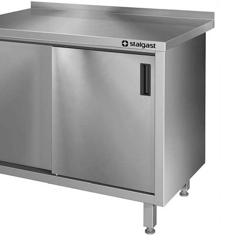 Comprar Mesa mural acero inoxidable con puertas corredizas 1200x700x850 Stalgast 950187120 en Pepebar