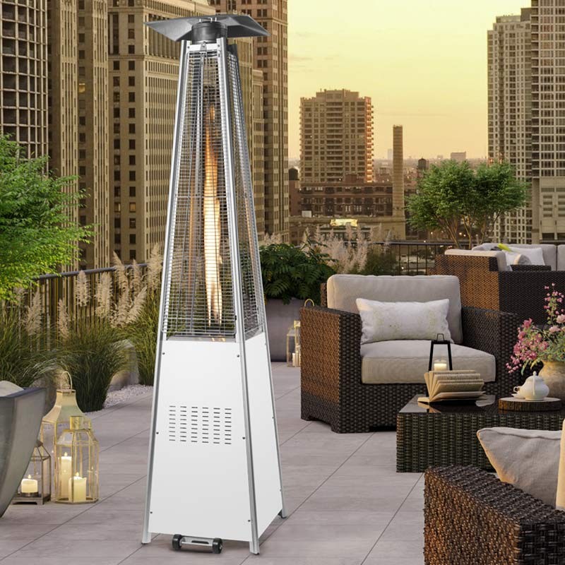 Comprar Estufa de terraza pirámide blanca Butsir ETBA0027 en Pepebar