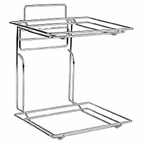 Soporte cromado con base doble CB807 Comprar Soporte cromado con base doble CB807 en Pepebar