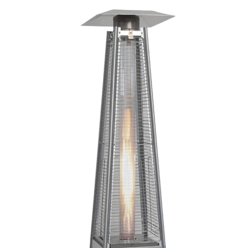 Comprar Estufa de exterior piramidal Inox MV26725 en Pepebar