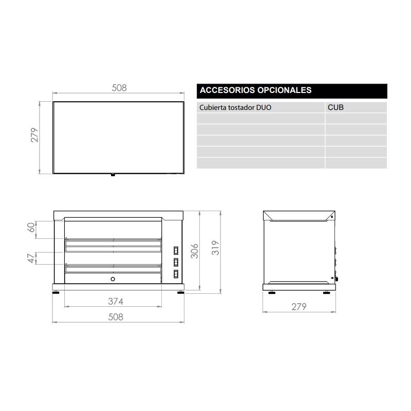 Comprar Horno tostador eléctrico doble función dos compartimentos 2DUO en Pepebar