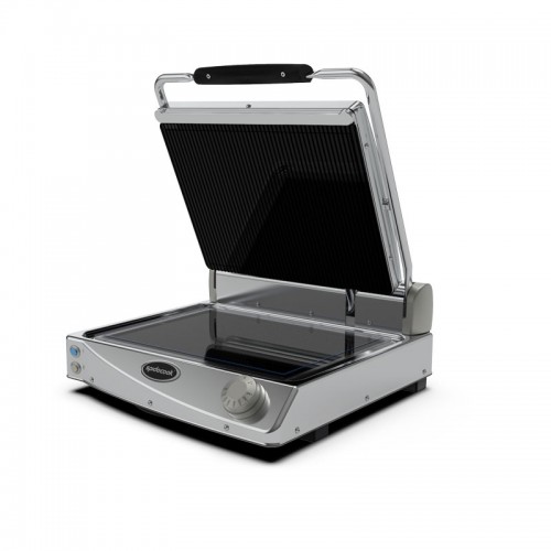 Comprar Plancha mediana de vitrocerámica Spidocook rayada y lisa SP015PR en Pepebar