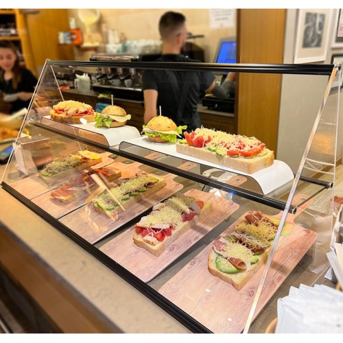 Comprar Vitrina neutra para pinchos estante TRI-E Varias medidas y colores VG en Pepebar