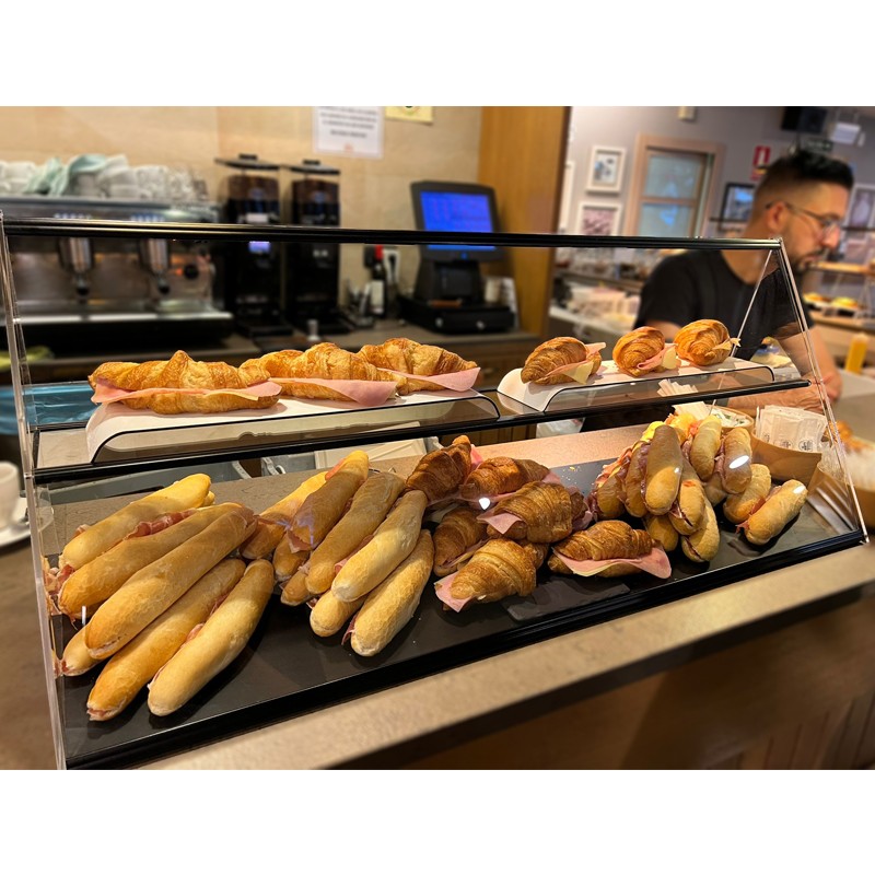 Comprar Vitrina neutra para pinchos estante TRI-E Varias medidas y colores VG en Pepebar