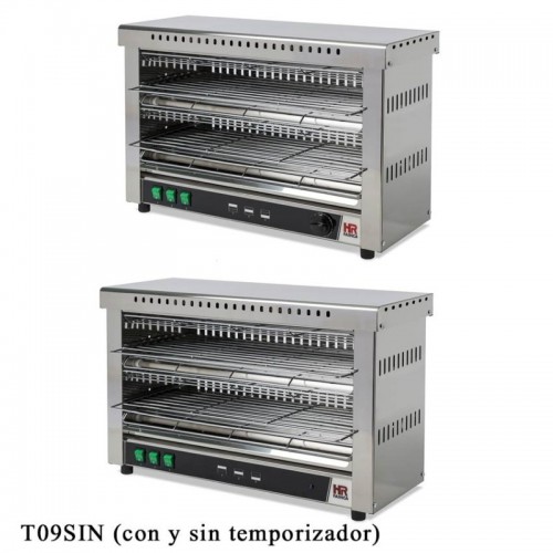 Comprar Tostador doble de cuarzo acero inoxidable con o sin temporizador ancho 483 mm en Pepebar