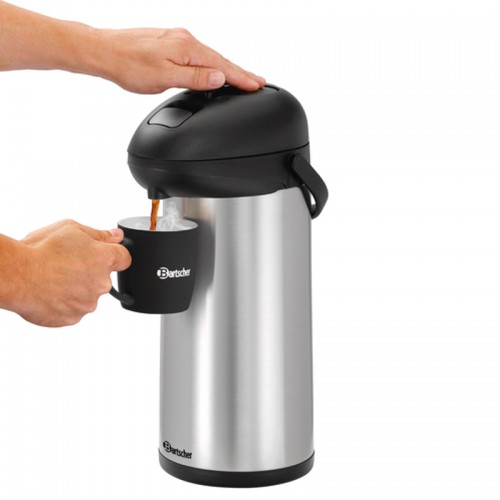 Comprar Termo café de 5 litros para bebidas calientes con dispensador Bartscher 150993 en Pepebar