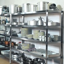 Estantería de pie acero inox 1800x500x800mm Stalgast 951885080 - Pepebar Estantería de pie acero inox 1800x500x800mm Stalgast 951885080 - Catálogo Cocinas Industriales