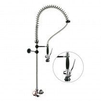 Grifo ducha industrial sobremesa con doble mando Stalgast 651513