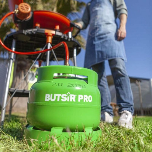 Comprar Bombona de 5kg de gas propano y regulador Butsir KITPRO en Pepebar