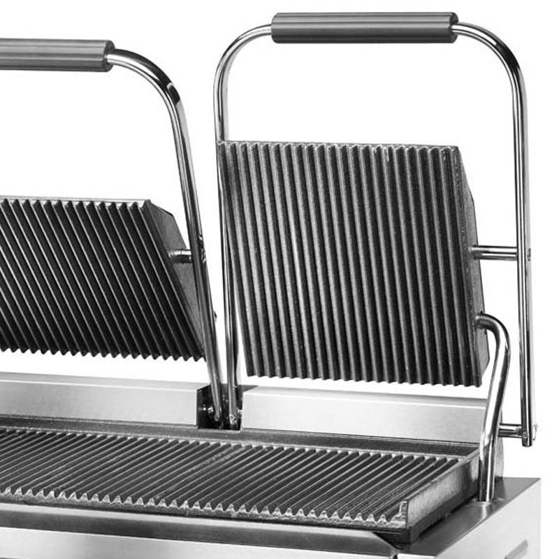 Comprar Grill hierro fundido placa acanalada doble nervio EasyLine Fimar EG03 en Pepebar