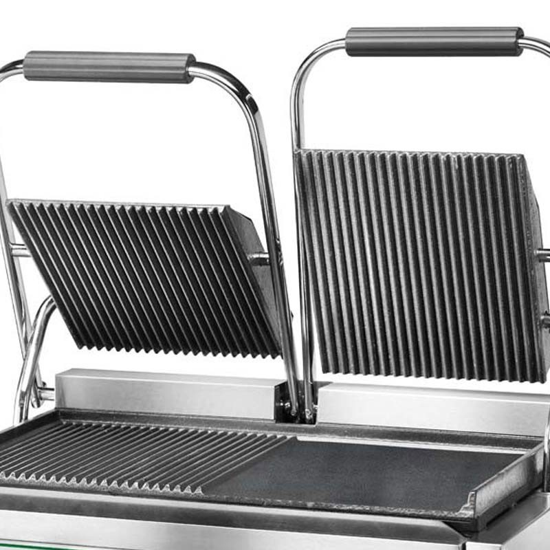 Comprar Grill hierro fundido placa acanalada y lisa doble placa EasyLine Fimar EG03M en Pepebar