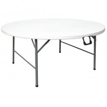 Tablero de mesa redondo marrón oscuro Bolero DR822