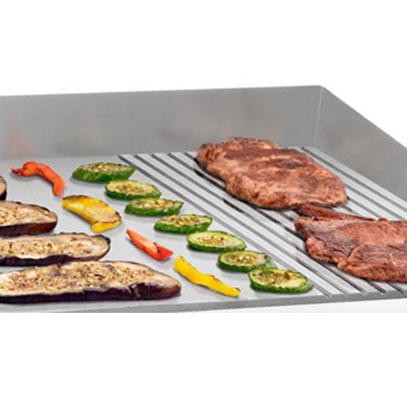 Comprar Plancha eléctrica de acero con placa mixta PLE-M-730 en Pepebar