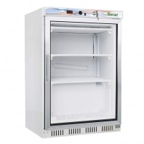 Mini Armario congelador 130L con puerta de cristal Blanco G-EF200G