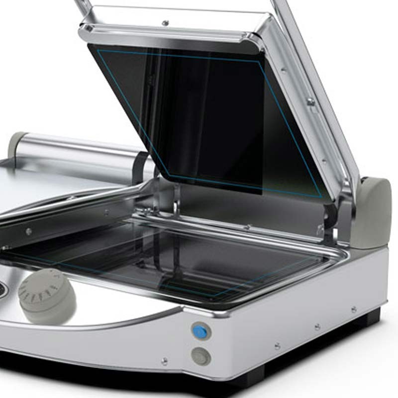 Comprar Plancha doble manual SpidoCook con superficie de vitrocerámica lisa SP020P en Pepebar