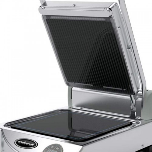 Comprar Plancha individual digital SpidoCook con vitrocerámica superior rayada SP010ER en Pepebar