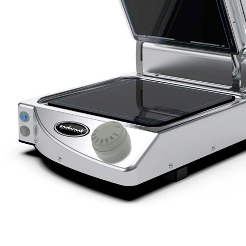 Comprar Plancha individual manual SpidoCook con superficie de vitrocerámica lisa SP010P en Pepebar