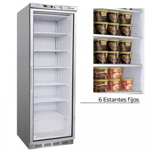 Comprar Congelador expositor ECO acero INOX de 6 estantes 340L Fimar G-EF400GSS en Pepebar