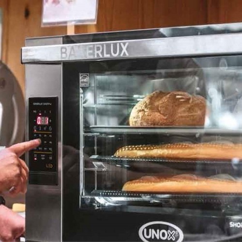 Comprar Horno Industrial Bakerlux Shop Pro Stefania Led 3 bandejas 460x330 mm XEFR-03HS-ELDV Unox en Pepebar