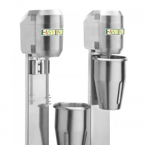 Comprar Batidora de bebidas doble 0,8 + 0,8 Litros de acero inox Fimar DMB20 en Pepebar