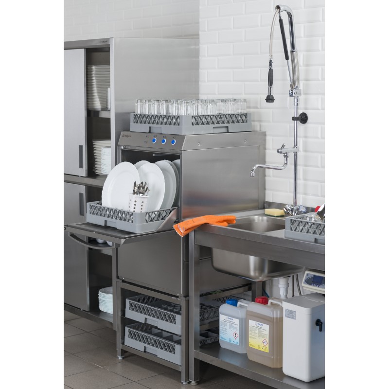 Comprar Lavavajillas profesional 50x50 con dosificador de detergente Stalgast 801506 en Pepebar