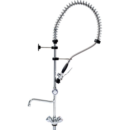 Grifo ducha industrial sobremesa con caño bajo y doble mando Stalgast 651524 Comprar Grifo ducha industrial sobremesa con caño bajo y doble mando Stalgast 651524 en Pepebar