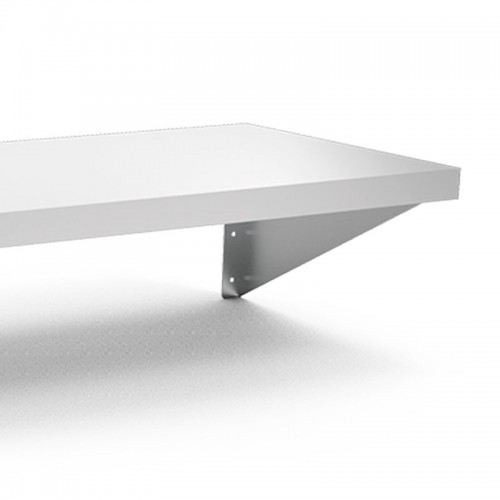 Comprar Estante inox mural con cartelas rectas 1200x300 mm en Pepebar