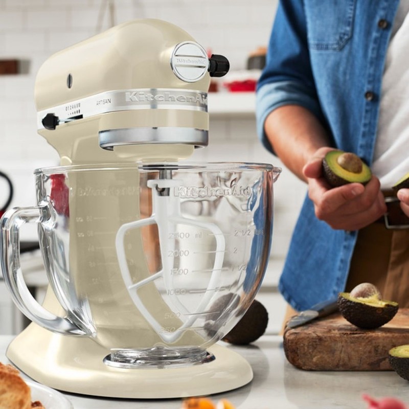 Comprar KitchenAid Artisan 5KSM185PSEAC Crema 4.8 litros en Pepebar