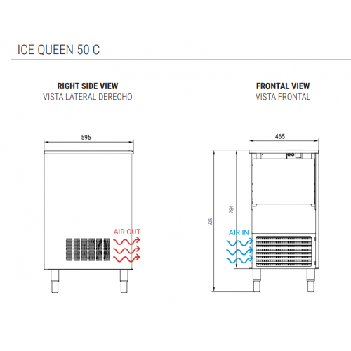 Comprar Máquina de hielo en diamante o granulado Ice Queen en Pepebar
