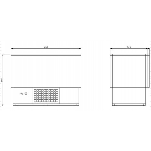 Comprar Botellero frigorífico blanco 2 puertas 100 cm Bóreas BB100 en Pepebar