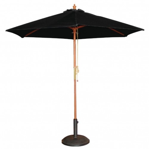 Comprar Sombrilla hostelería color negro, redonda 2,5m Bolero CB514 en Pepebar