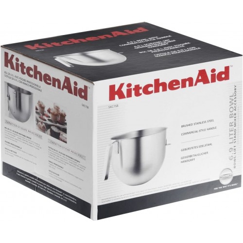 Comprar Bol acero inox 6.9 litros KitchenAid 5KC7SB en Pepebar