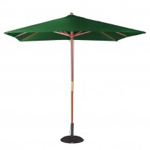 Sombrilla cuadrada hostelería color verde 2,5m diam. Bolero GH989