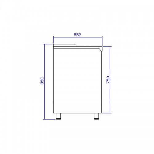 Comprar Frigorífico botellero Inoxidable interior y exterior Bóreas BSS200 en Pepebar
