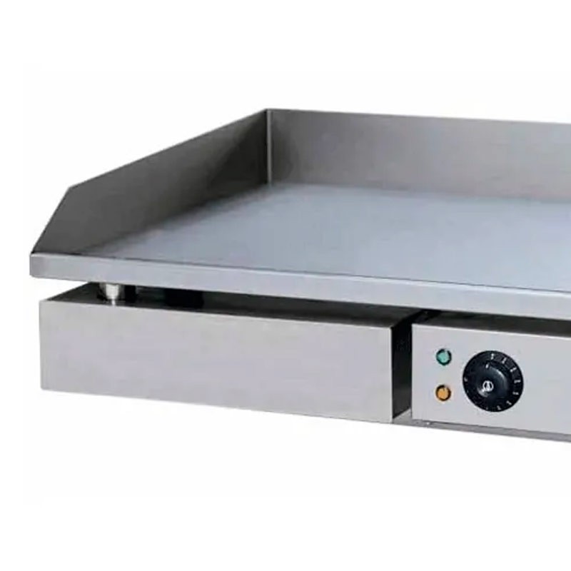 Comprar Plancha eléctrica lisa de cromoduro con doble control de temperatura PLE-L-730CD en Pepebar