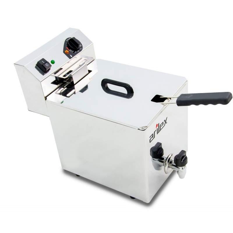 Comprar Freidora industrial con grifo 10 litros EVO10G en Pepebar