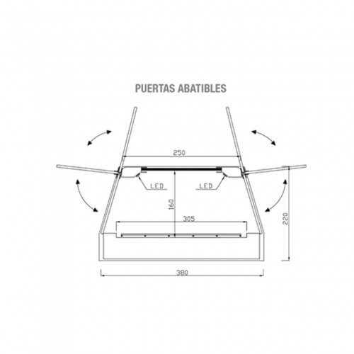Comprar Vitrina refrigerada para pinchos PCH Varias medidas grupo remoto Vitrinas Gómez en Pepebar