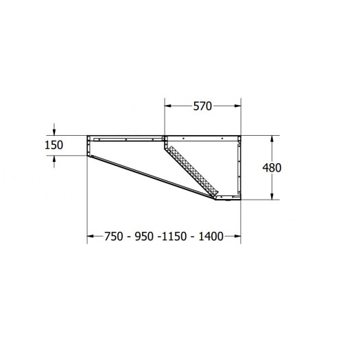 Comprar Campana Low Básica Mural en Varias medidas con y sin motor CELW Tevex en Pepebar