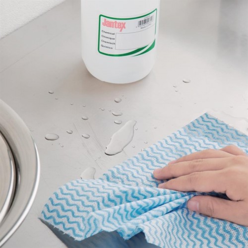 Comprar Paño no tejido Jantex azul - Rollo de 100 hojas CS806 - Pack Ahorro 4 rollos en Pepebar