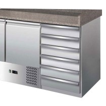 Mostrador refrigerado para preparación de pizza y ensalada 257 litros Fimar G-S903PZCAS-FC - Pepebar Mostrador refrigerado para preparación de pizza y ensalada 257 litros Fimar G-S903PZCAS-FC - Catálogo Bajo mostrador y mesas