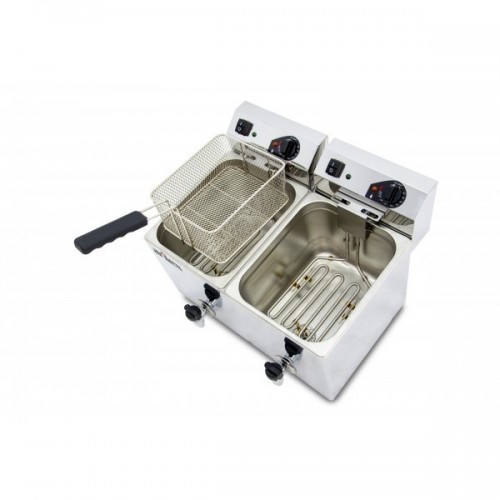 Comprar Freidora doble con grifo 10 + 10 litros EVO1010G en Pepebar